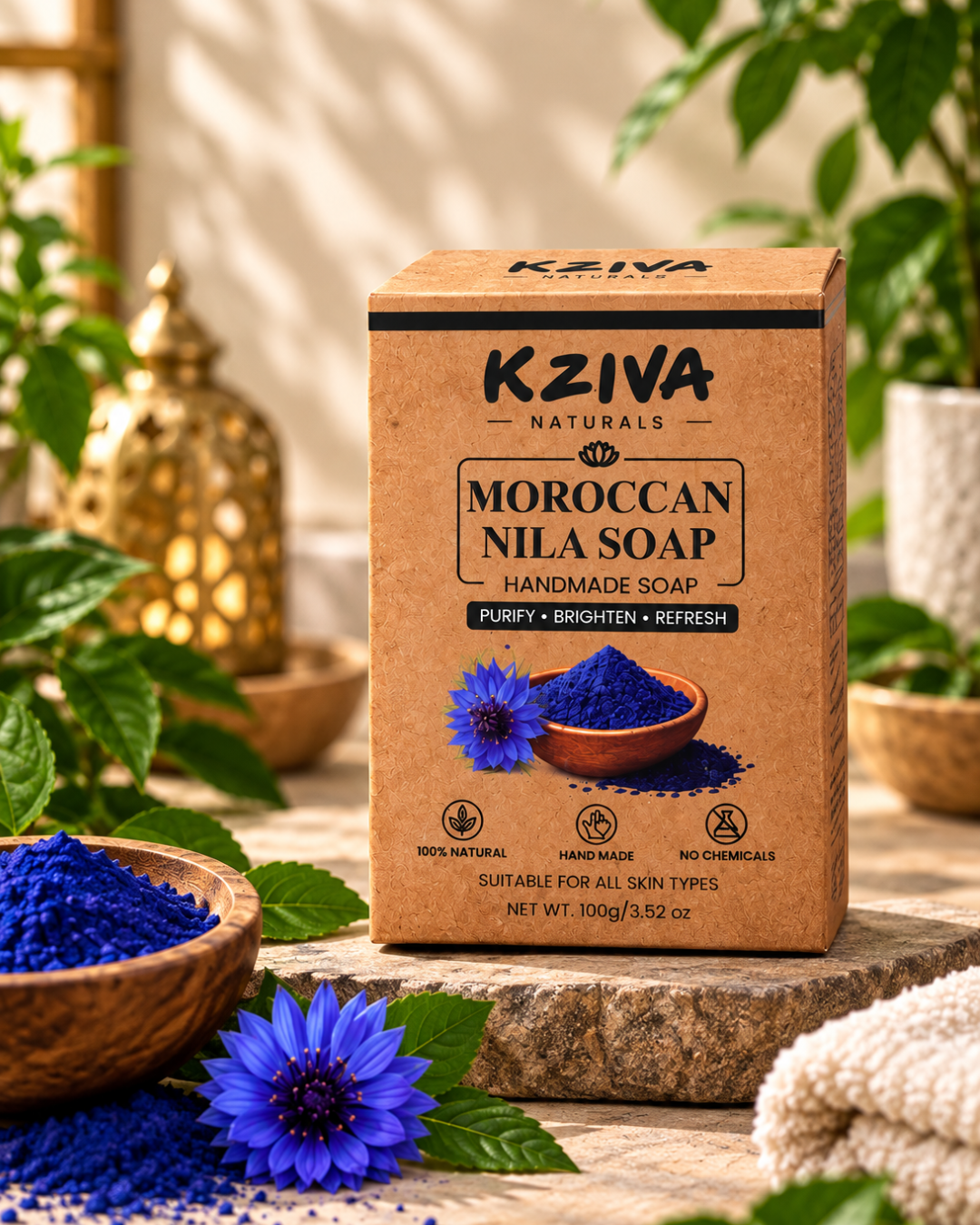 Kziva Naturals Moroccan Nila Handmade Soap