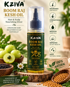 Kziva Boom Raj Kesh Oil – Hair & Scalp Nourishing Elixir
